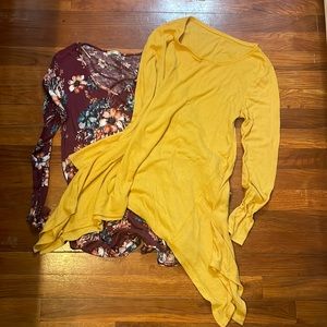 Two size small tops from Betsy boutique